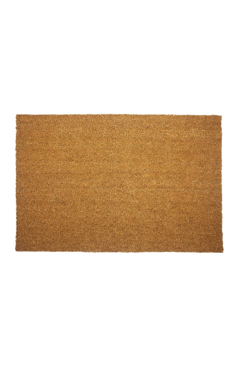 ENTRYWAYS Natural Coir 24x36 Doormat with Backing, Main, color, Natural Coir
