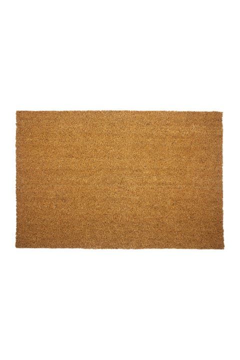 Natural Coir 24x36 Doormat with Backing
