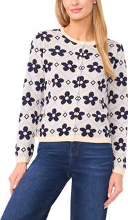 CeCe Floral Cardigan