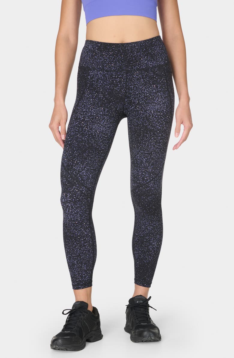 Sweaty Betty Power 7/8 Reflective Leggings, Main, color, Black Star Reflective Print