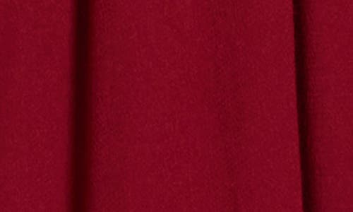 Matty M . Raglan Sleeve Tie Neck Top In Red