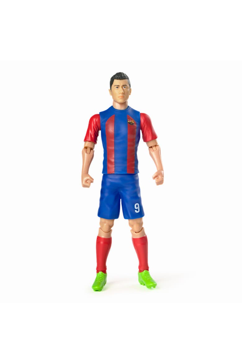 SOCKERS FC Barcelona Robert Lewandowski 8" Collectible Soccer Action Figure, Alternate, color, Blue