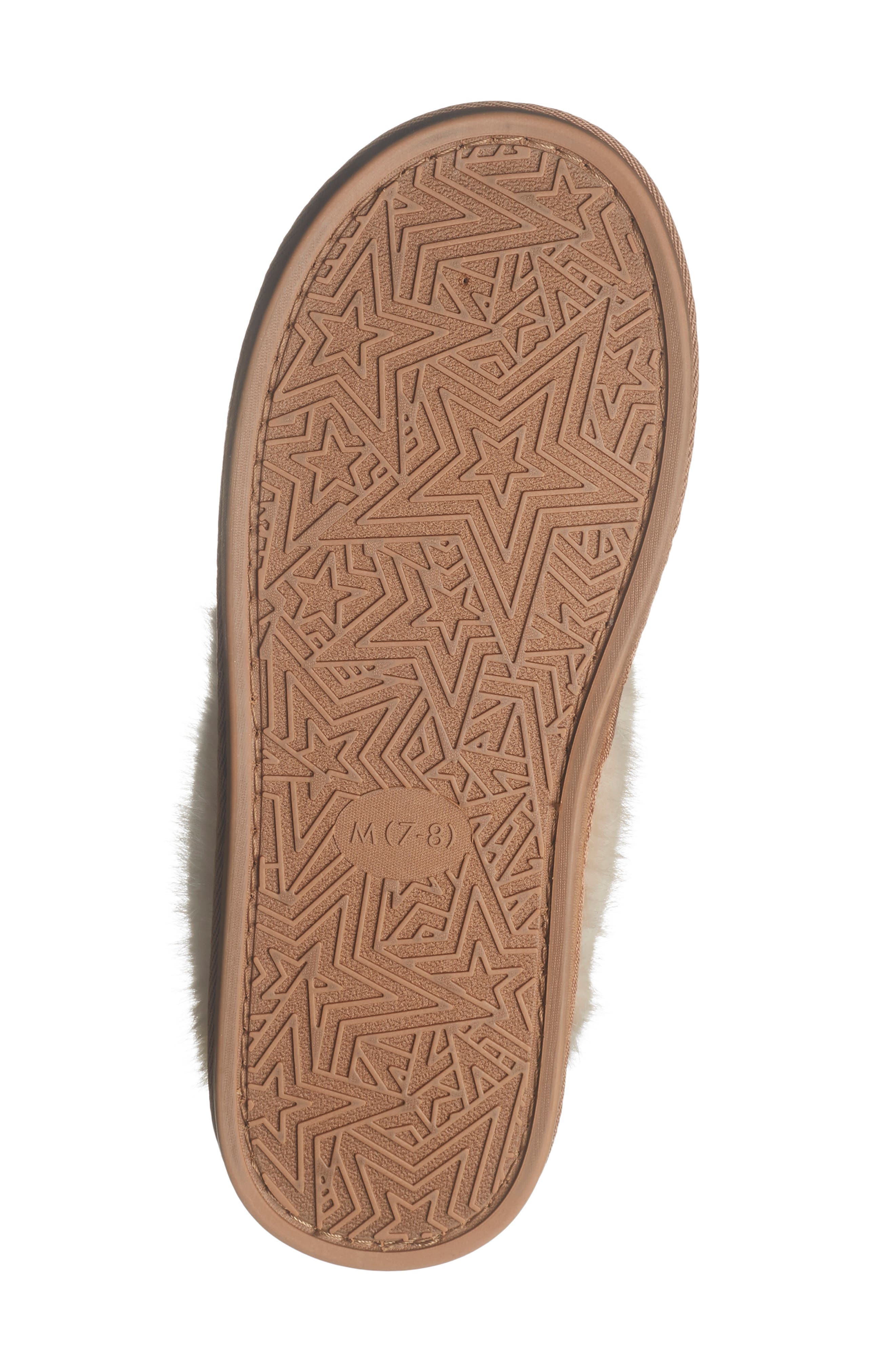 Rebecca Minkoff Marni Faux Fur Lined Scuff Slipper, Alternate, color, Tan