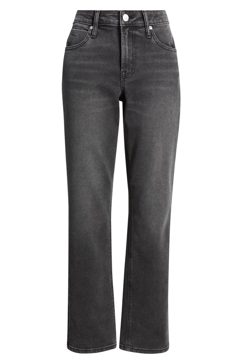 Dover Ankle Straight Leg Jeans, Alternate, color, BLACK WHISKER WASH