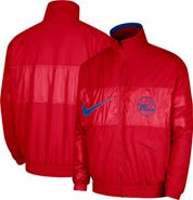 Nike Men's Nike Red Philadelphia 76ers Courtside Versus Capsule Full-Zip Jacket