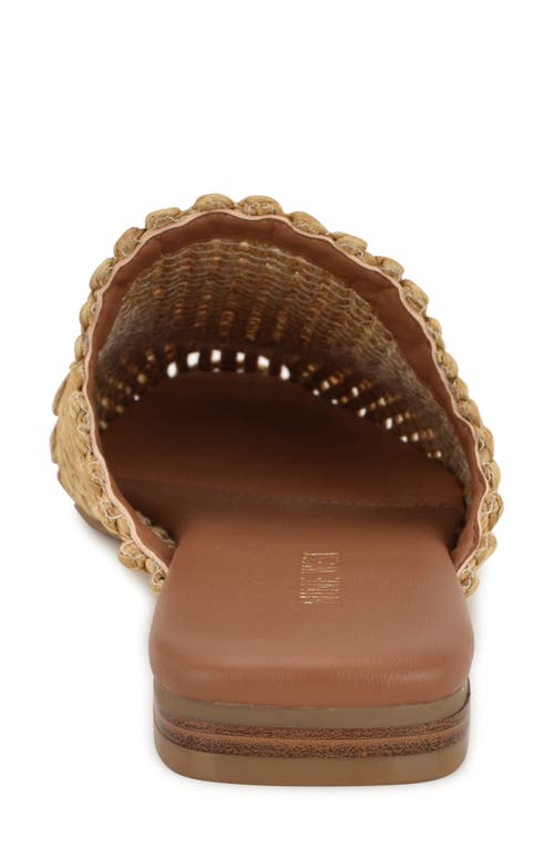 Nine West Canoli Raffia Mule In Natural