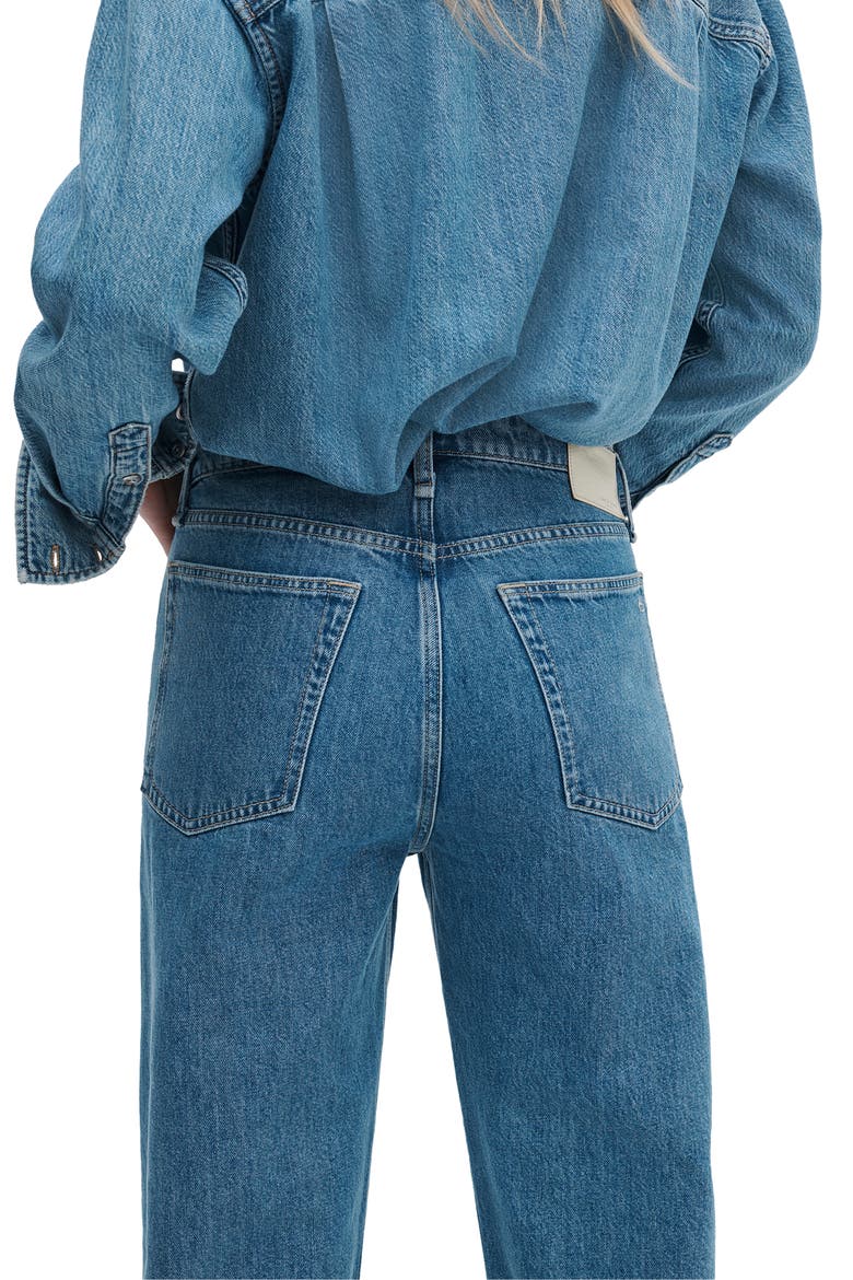Logan Mid Rise Wide Leg Jeans, Alternate, color, DOWNEY
