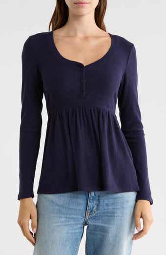 Henley Babydoll Top