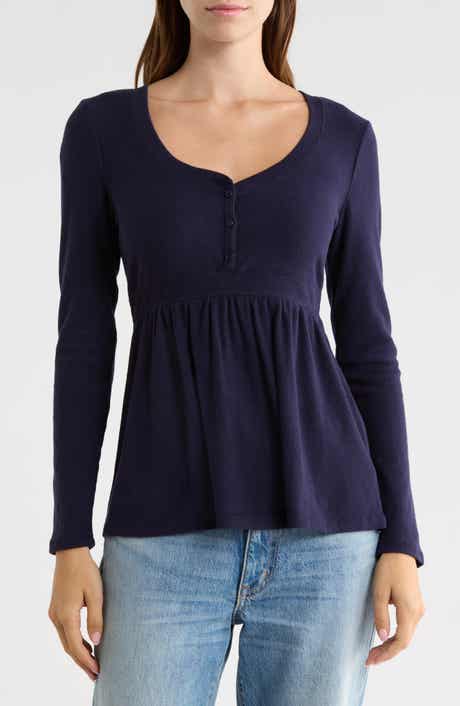 Henley Babydoll Top