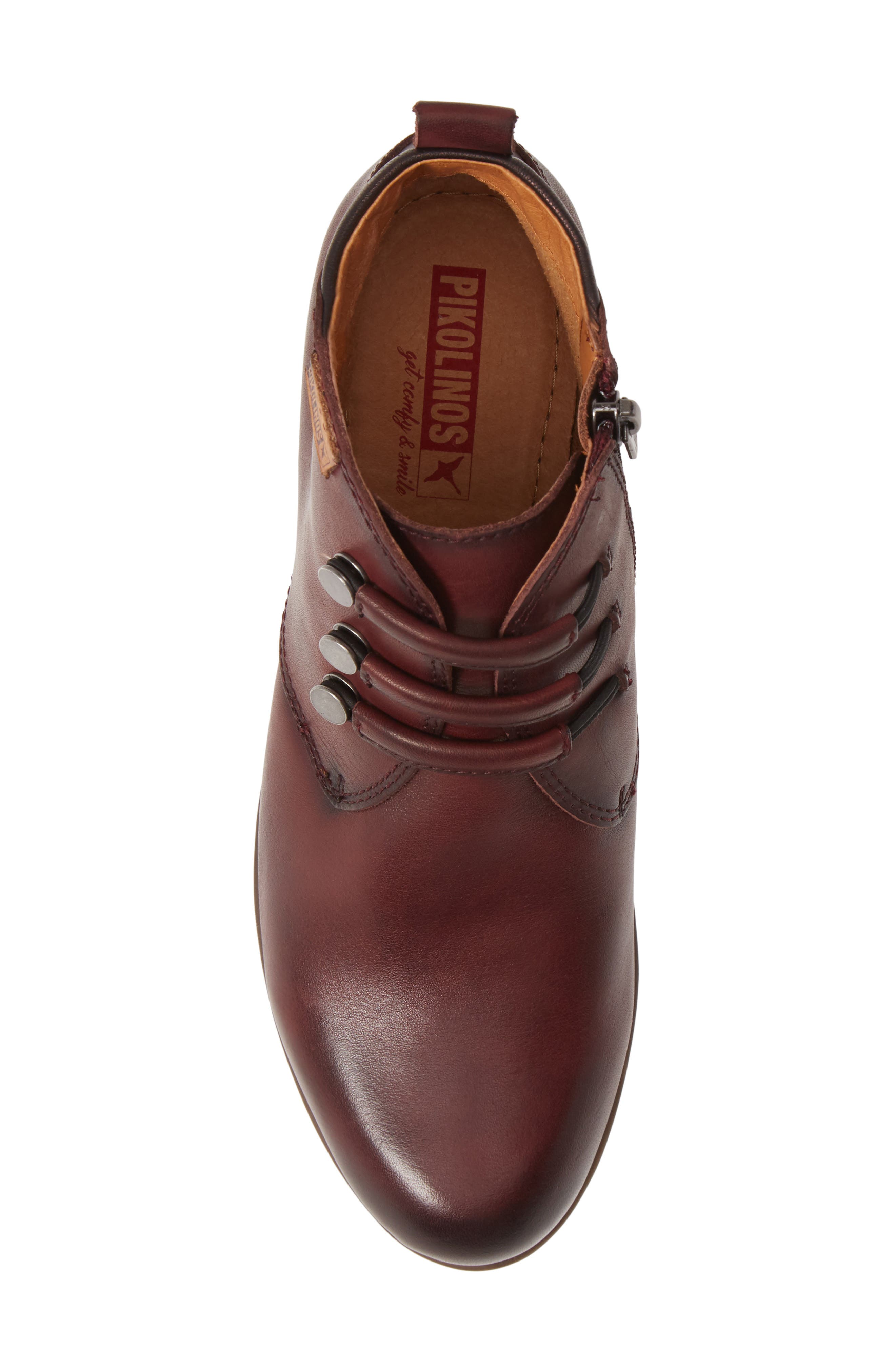 Rotterdam Strap Bootie, Alternate, color, GARNET