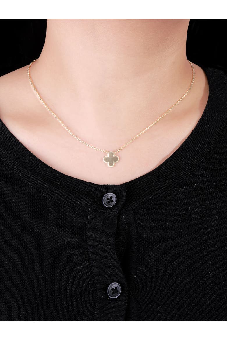 Clover Chain Necklace in 14K Gold, Alternate, color, Yellow Gold