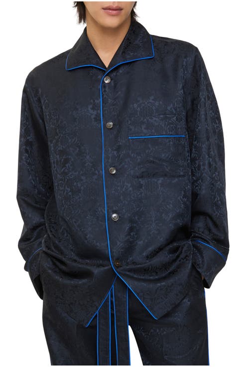 Sunflower Silk Pyjama Shirt