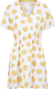 Mer St. Barth Zara Women's Caftan White Sand Dollar