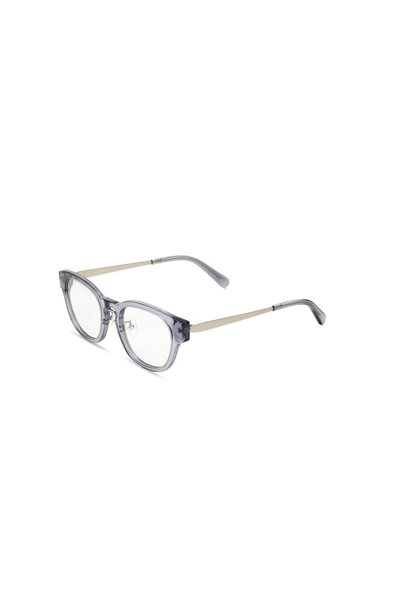 COVRY Norma Blue Light Blocking Glasses, Alternate, color, Transparent Grey With Silver