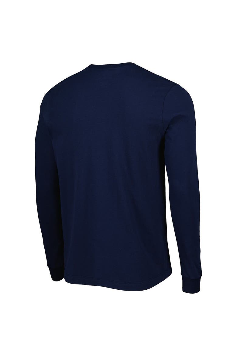 Men's Nike Navy Penn State Nittany Lions Team Practice Performance Long Sleeve T-Shirt, Alternate, color, Navy