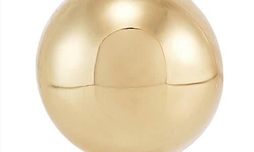 Frankie & Zoe 4mm Half Ball Stud Earrings In Gold