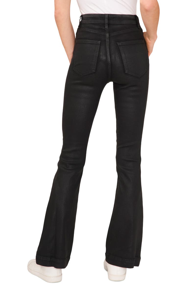 CeCe High Waist Coated Jeans, Alternate, color, 