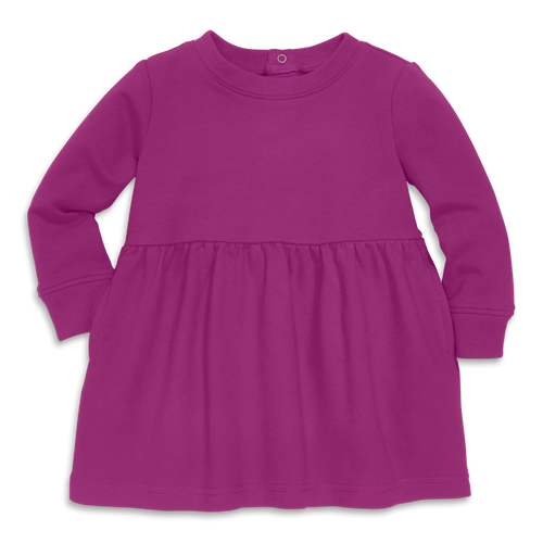 Primary Baby Cozy Pocket Dress In Purple