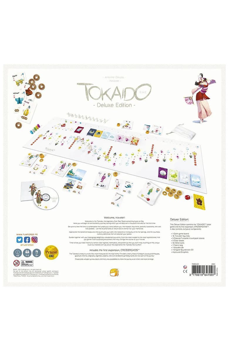 Funforge Tokaido Deluxe Edition Includes Base Game & Crossroads Expansion, Alternate, color, Multicolored