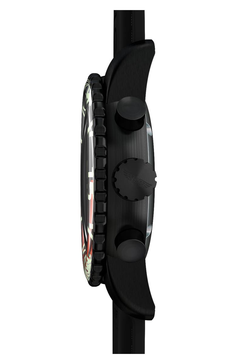 SKYWATCH Classic Chronograph Silicone Strap Watch, 44mm, Alternate, color, 