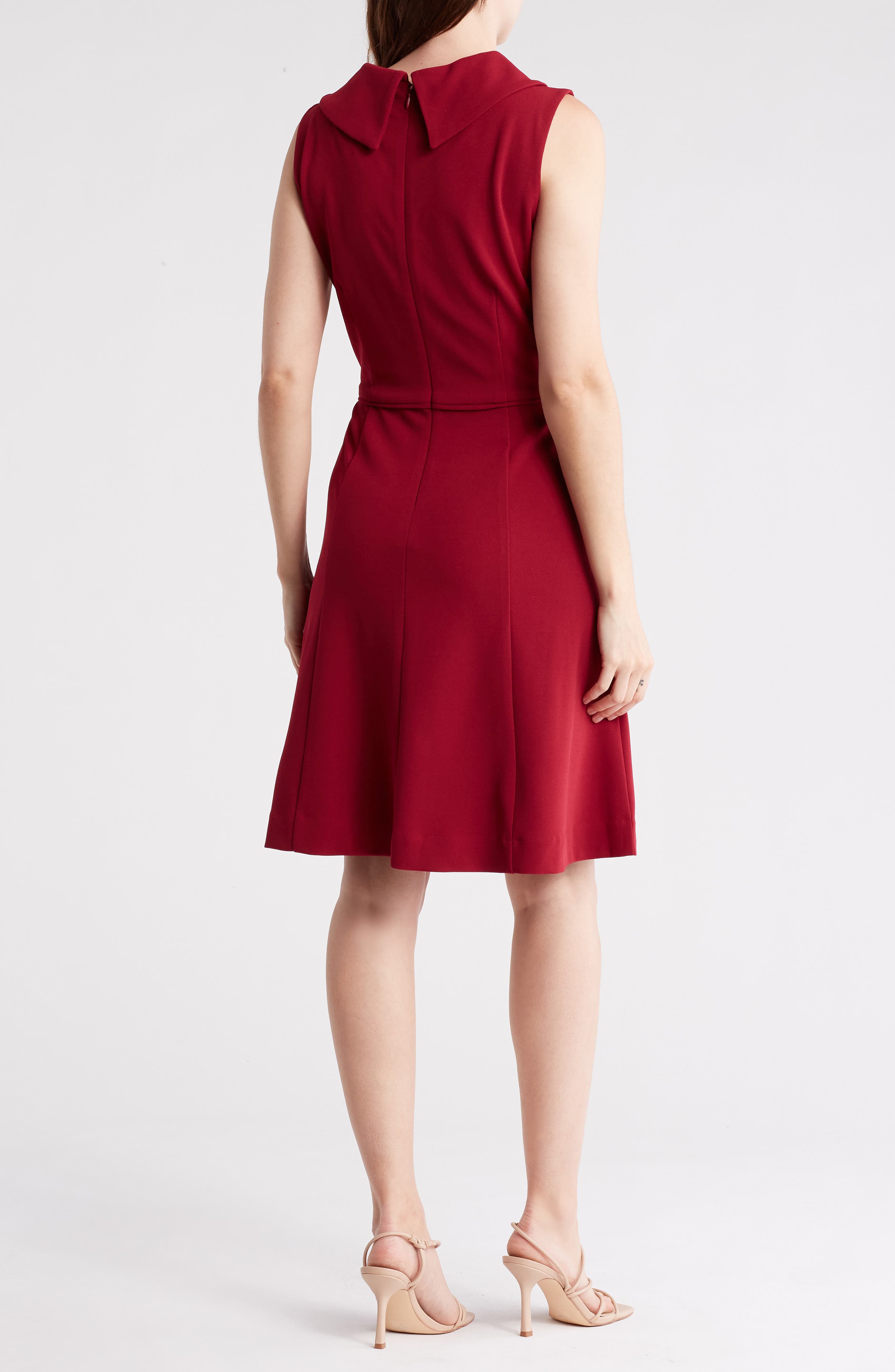 Tahari ASL Envelope Neck Fit & Flare Dress (Women) | Nordstromrack