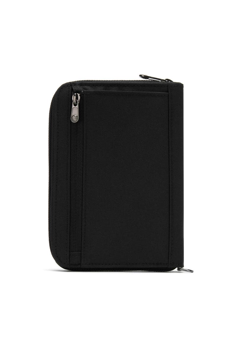 RFIDsafe Compact Travel Organizer, Alternate, color, Jet Black