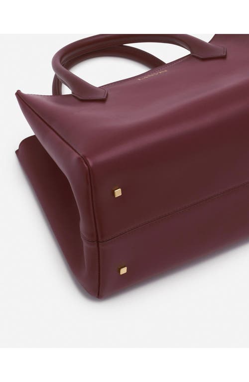 Lanvin L'octave By Leather Day Bag In Turkish Red