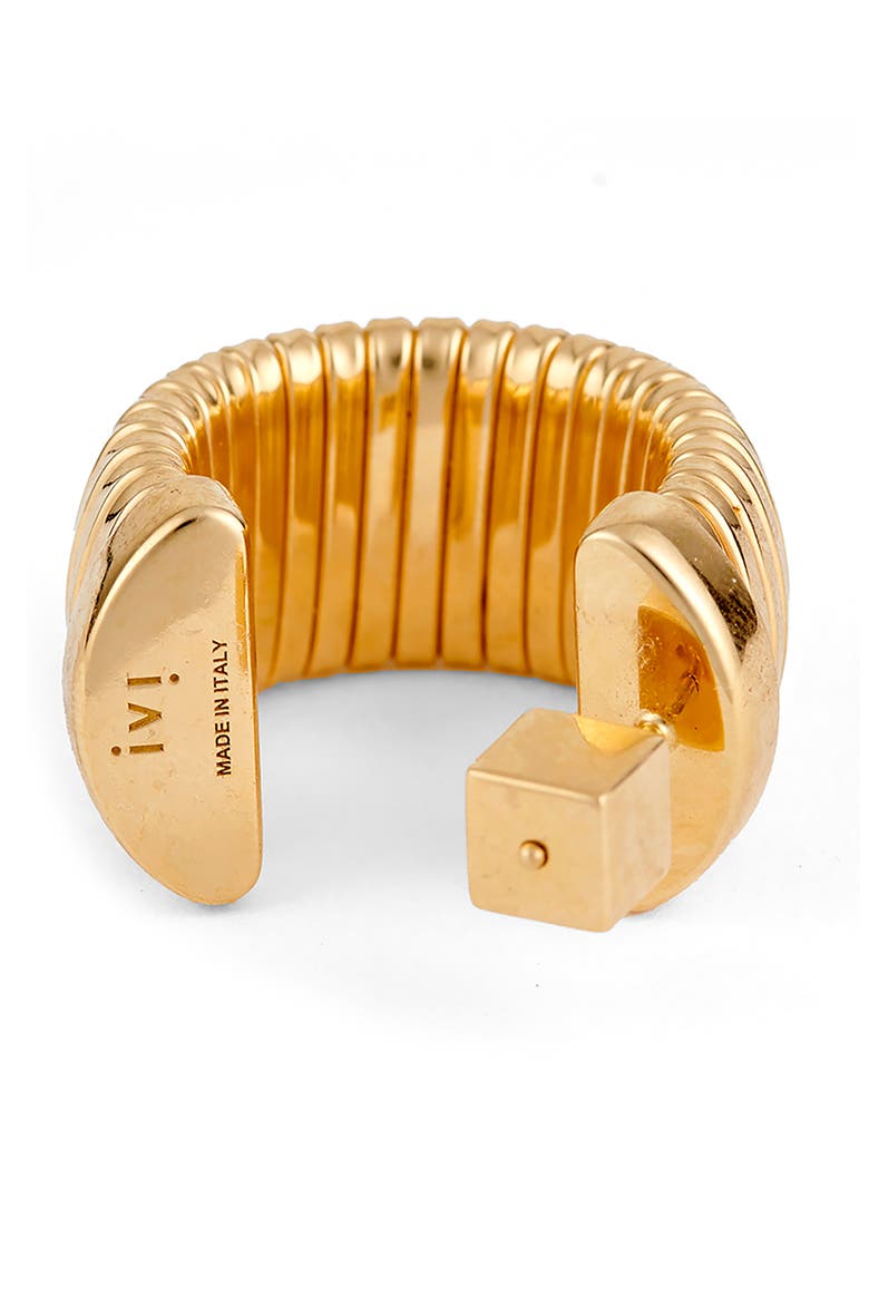 Gaia Oval Hoop Earrings, Alternate, color, YELLOW GOLD