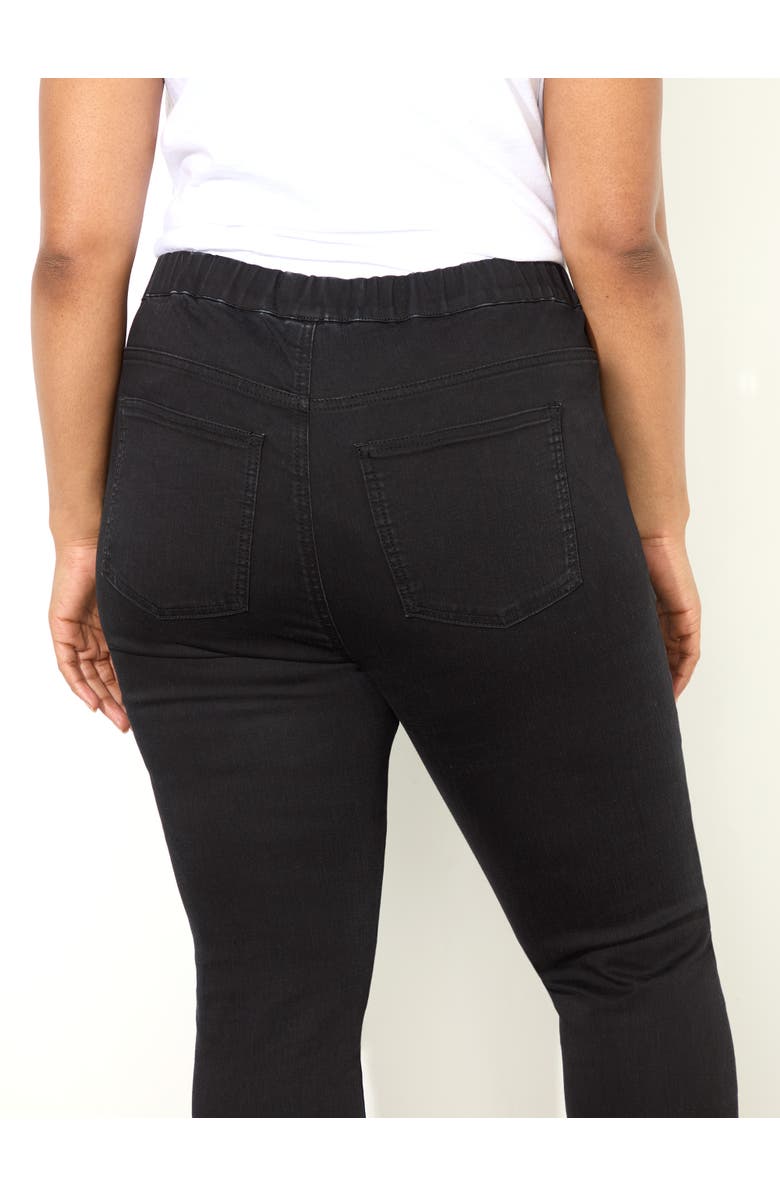 Live Unlimited Denim Jegging, Alternate, color, Black