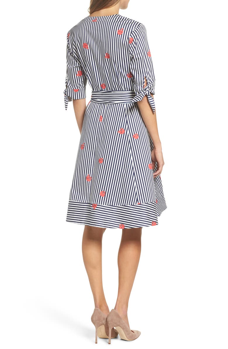 Felicity & Coco BELLA FIT FLARE TIE FRONT SHIR, Alternate, color, 