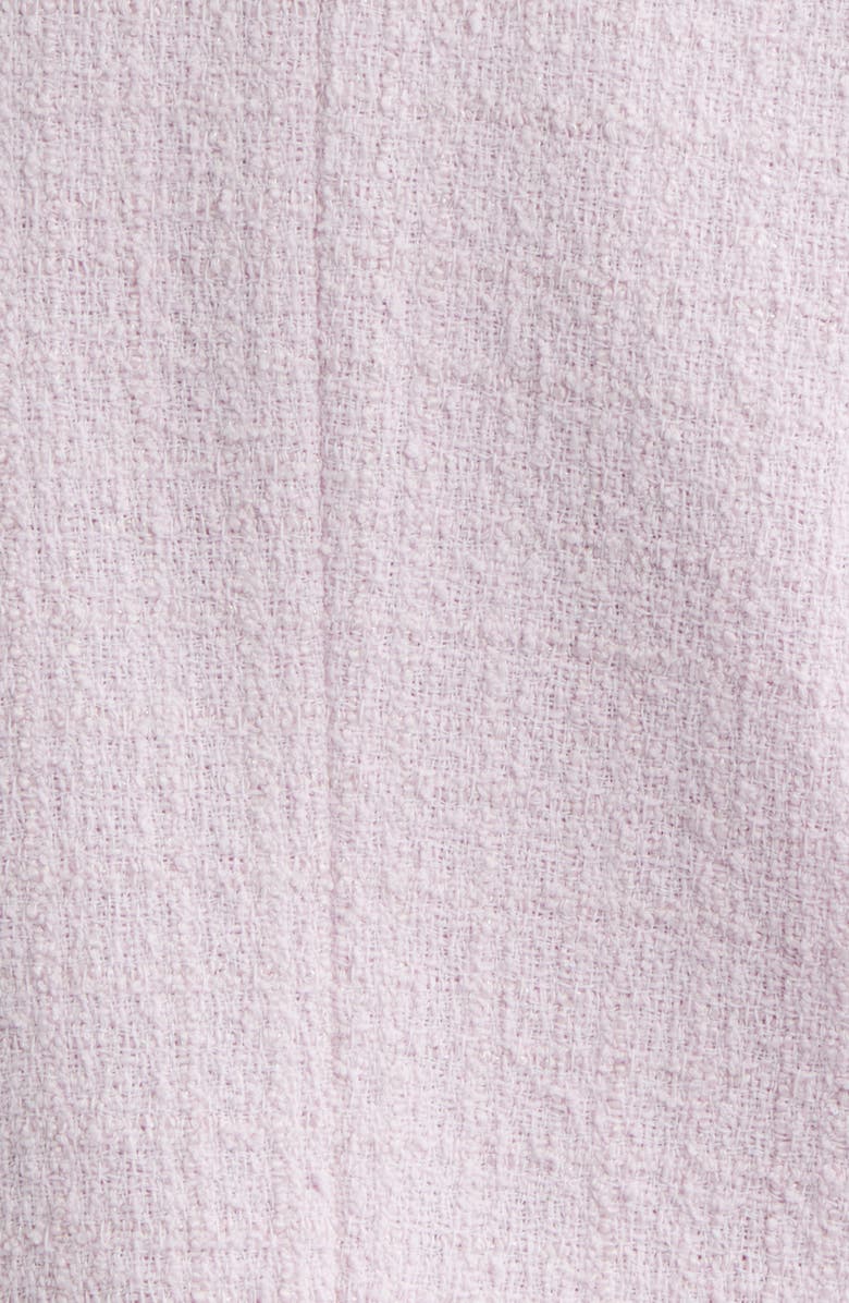 LoveShackFancy Erina Lace Trim Tweed Jacket, Alternate, color, Parasol Blush