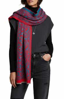 SAACHI Bold Mixed Animal Print Scarf