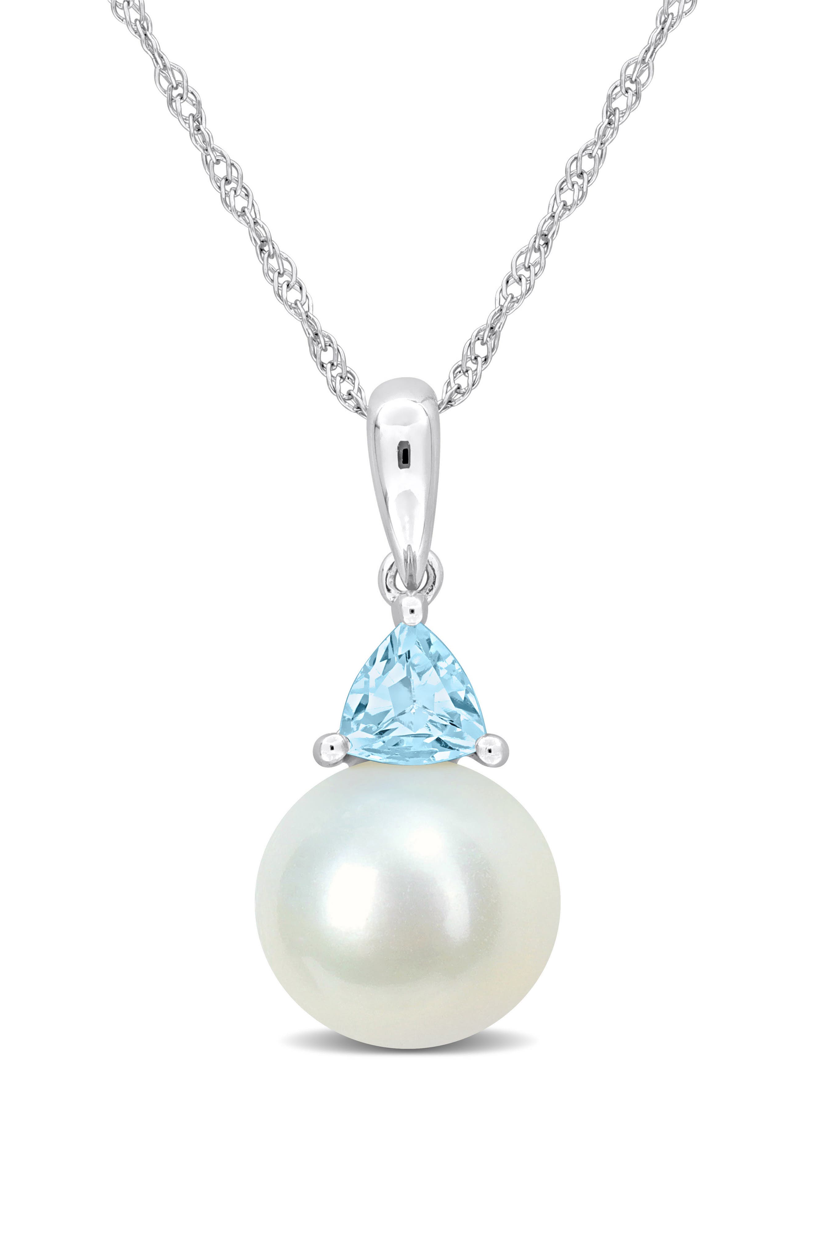 DELMAR Freshwater Pearl Pendant Necklace