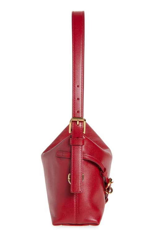 Givenchy Voyou Mini Leather Shoulder Bag In Red