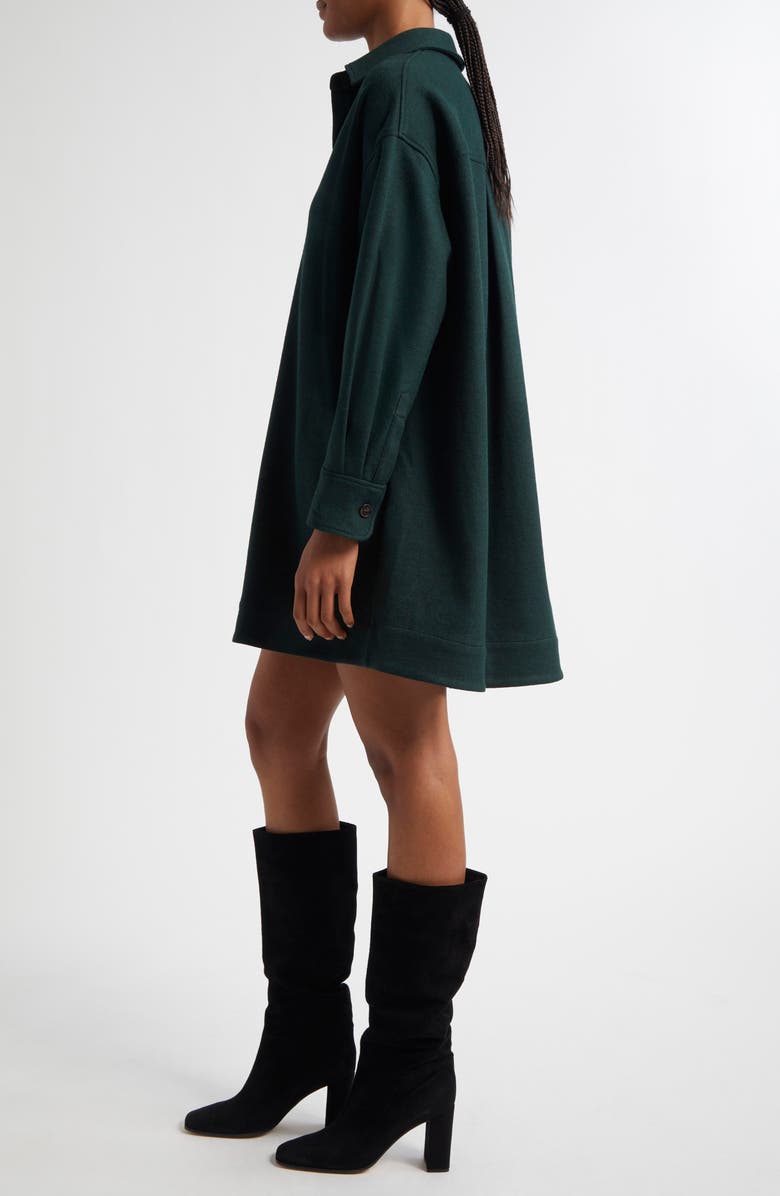 Reiss Lauren Long Sleeve Wool & Cotton Blend Minidress, Alternate, color,