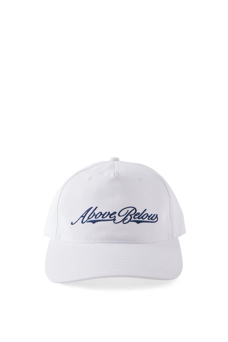 Men's 5 Panel Hat, Alternate, color, White Above Below