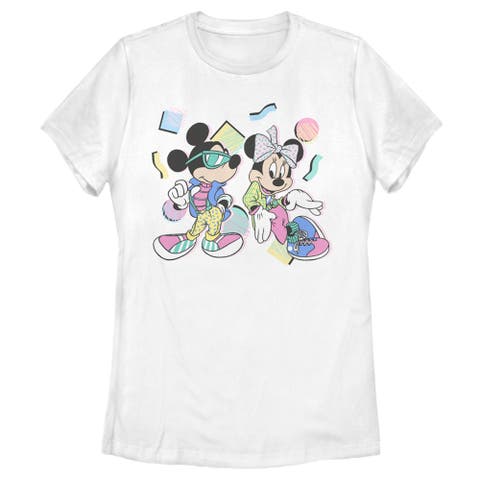 Women's Mickey & Friends '80s Minnie and Mickey Mouse  Graphic T-Shirt