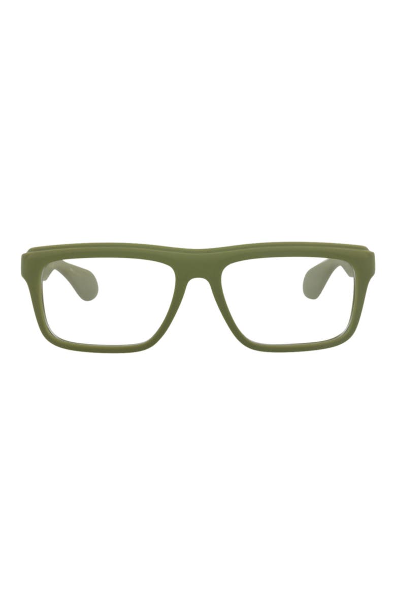 Core Rectangular Optical Glasses, Main, color, GREEN GREEN TRANSPARENT