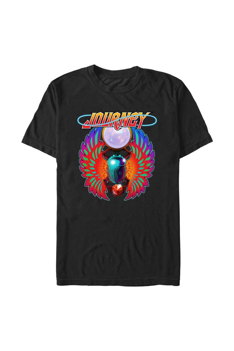 Men's Journey Classic Logo  Graphic T-Shirt, Alternate, color, Black
