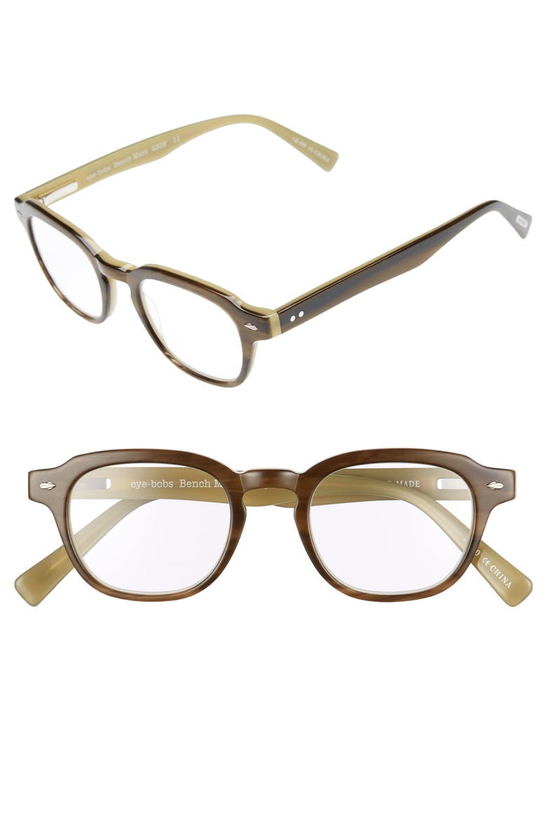 eyebobs Bench Mark 46mm Reading Glasses, Main, color,