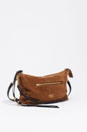 BIMBA Y LOLA Medium Suede Madrid Crossbody Bag
