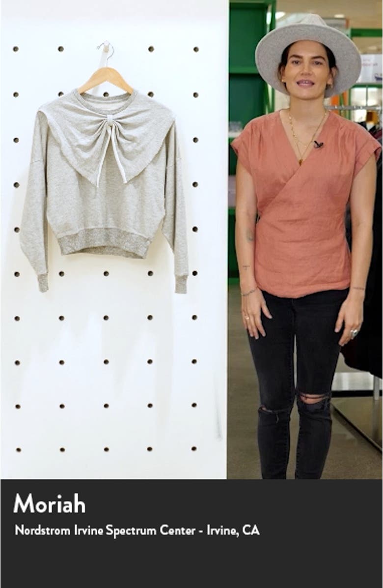 The Bow Sweatshirt, sales video thumbnail