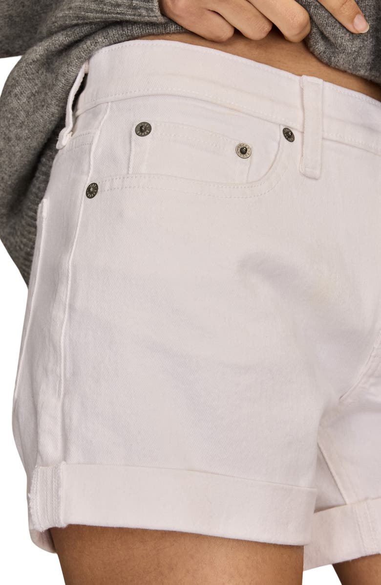Lucky Brand Ava Cuffed Mid Rise Denim Shorts, Alternate, color, 