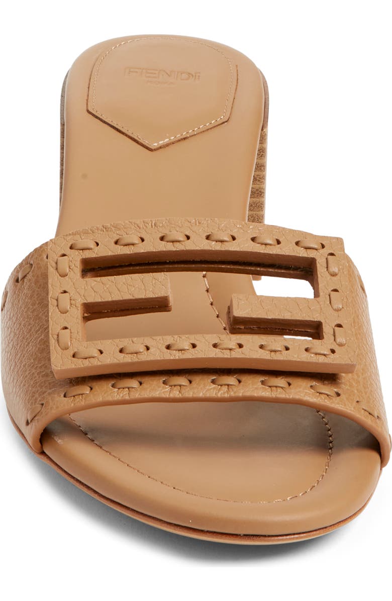 Fendi Baguette Slide Sandal, Alternate, color, F1wyd Cammello Bag