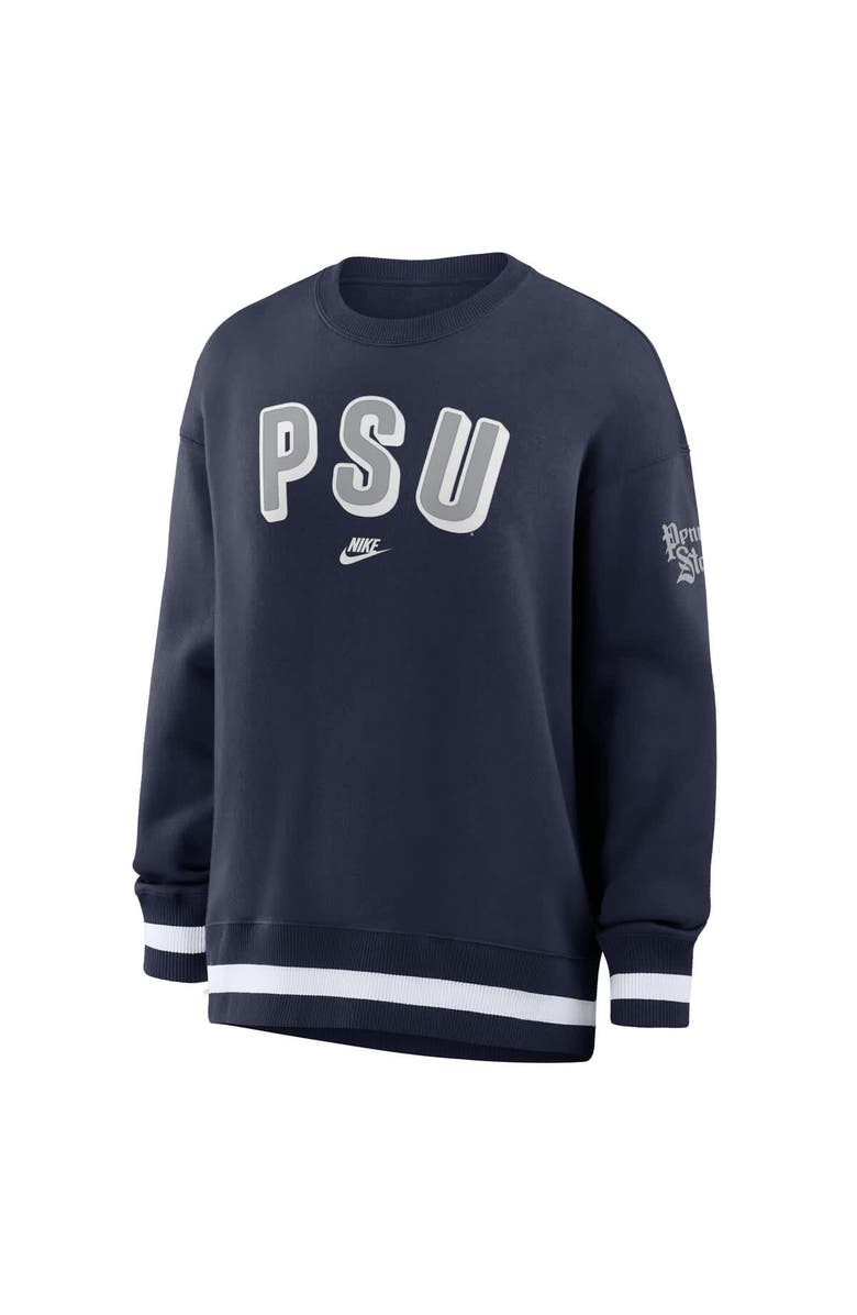 Nike Women's Nike Navy Penn State Nittany Lions Oversized Legacy Phoenix Sweatshirt, Alternate, color, Navy