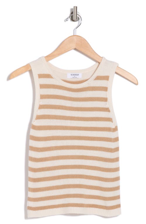 BLU PEPPER BLU PEPPER STRIPE KNIT SLEEVELESS TOP