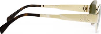 Triomphe 54mm Oval Sunglasses