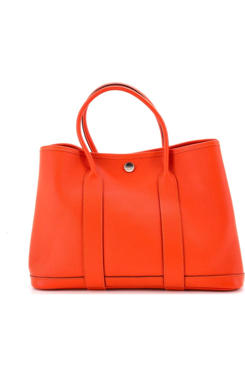 Pre-Owned Hermes Garden Party Tote Leather 30, Alternate, color, Feu