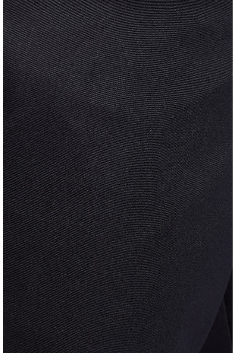 Flat Front Shorts, Alternate, color, BLACK