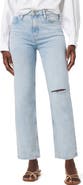 Hudson Jeans Remi Ripped High Waist Ankle Straight Leg Jeans
